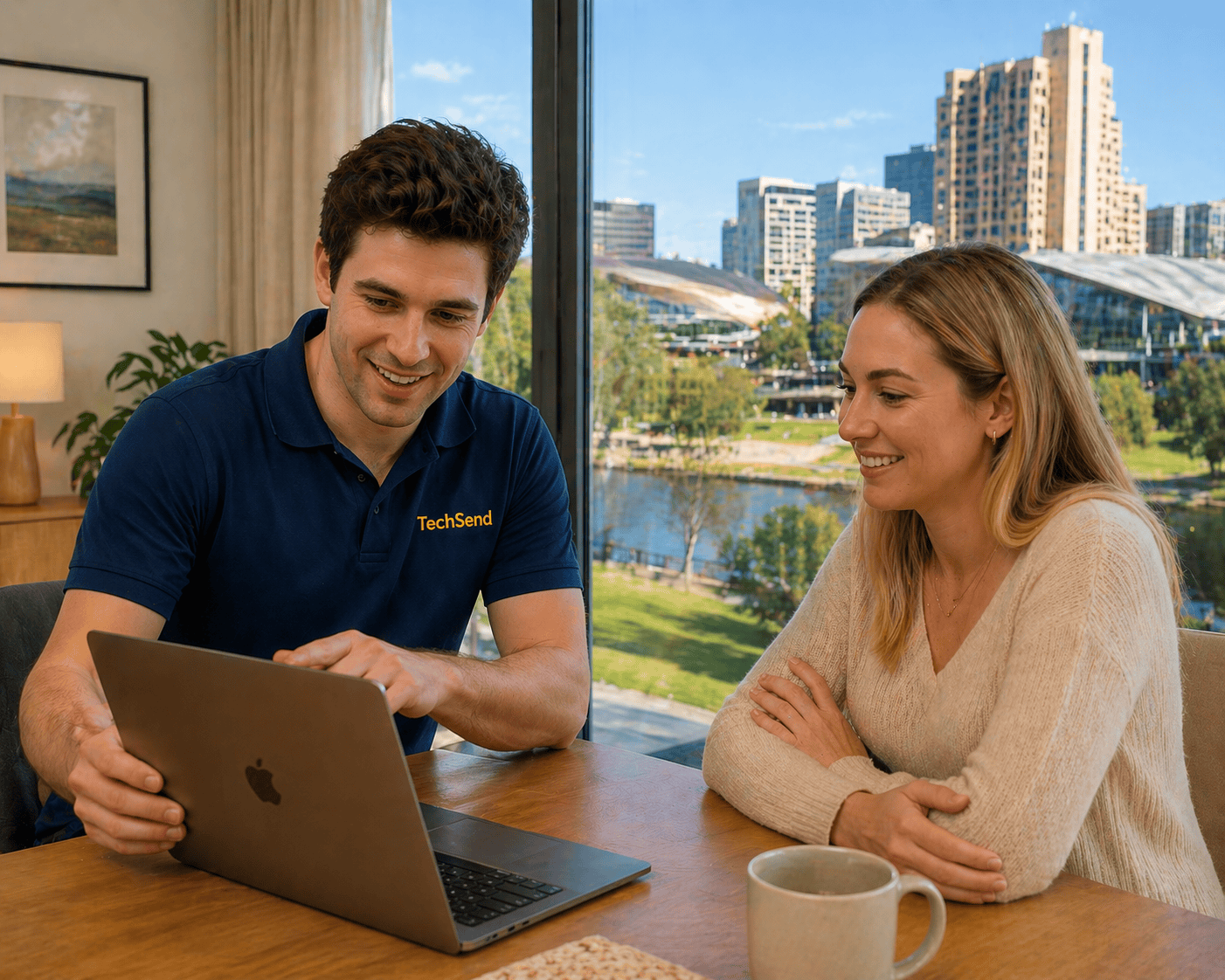 IT Support Adelaide technician at an Osborne defence supplier